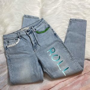 UNEMPLOYED DENIM Roll Wave Jeans Size 28